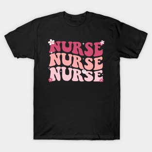 Groovy Nurse Shirt Women for Future Nurse, Nursing School, and Appreciation Nursing T-Shirt